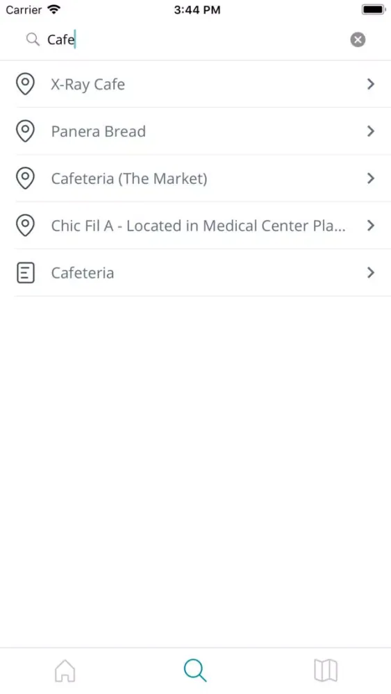 Atrium Health Directions Screenshots