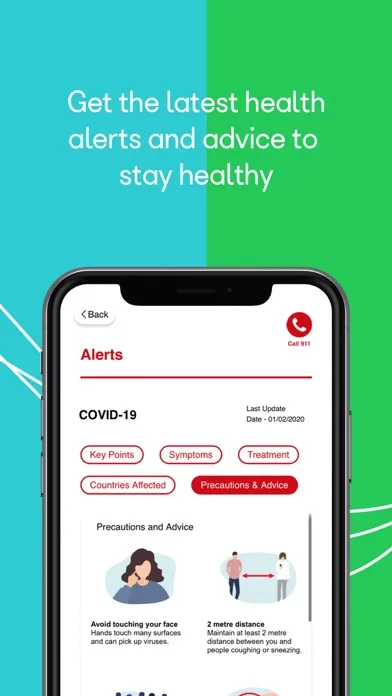 Caribbean Travelers Health App Screenshots
