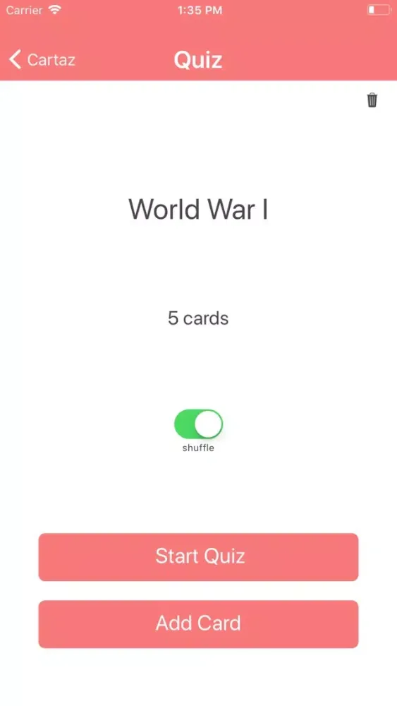 Screenshot di Cartaz Flashcards