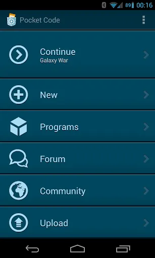 Pocket Code: Learn programming Screenshots