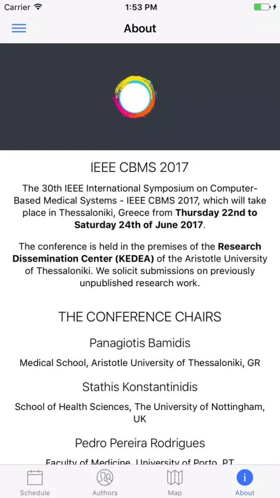 IEEE CBMS 2017 স্ক্রিনশট