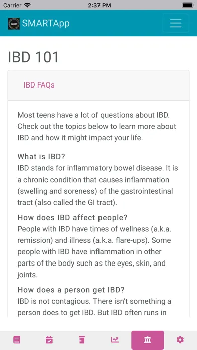 SMART-IBD Screenshots