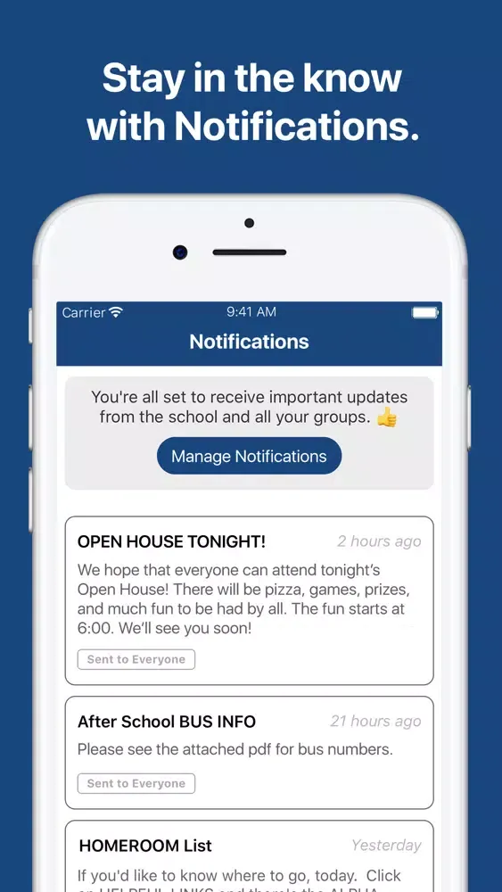 St. Mark Catholic School App Screenshots