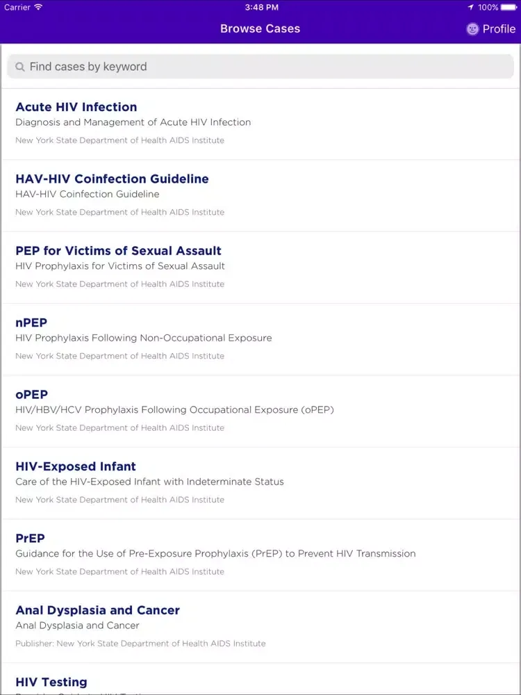 CEI Virtual Patient iPad  سکرین شاٹس