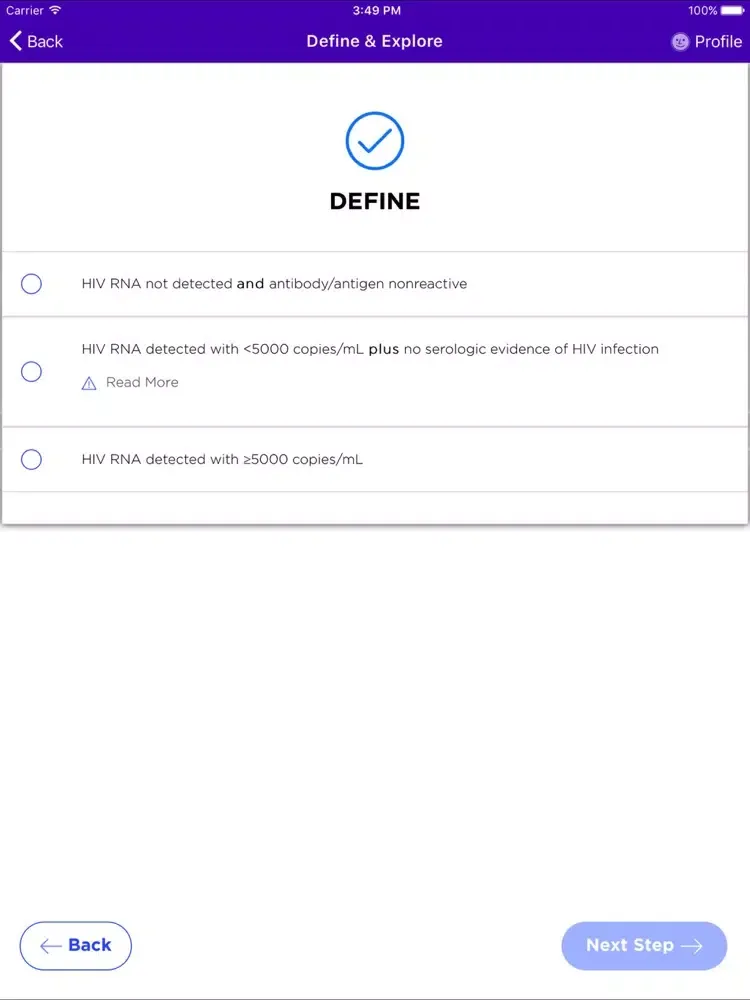 CEI Virtual Patient iPad  سکرین شاٹس
