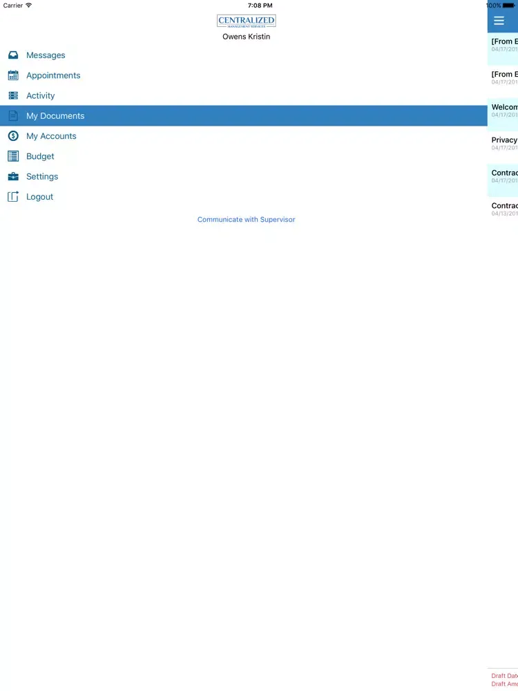 CentralMS iPad 應用截圖