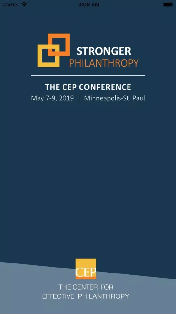 Capturas de pantalla de CEP2019: Stronger Philanthropy