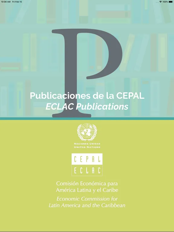 Скриншоты Publicaciones CEPAL iPad 