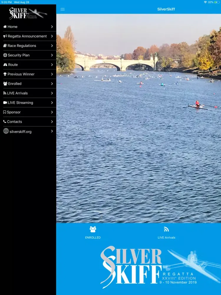 Zrzuty ekranu SilverSkiff Rowing Regatta iPad 