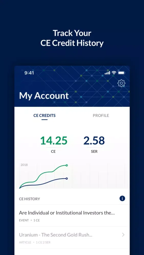 Screenshot di CFA Institute Members