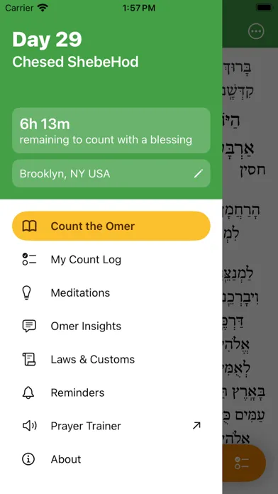 Screenshot di Omer Counter & Assistant