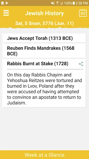 Today In Jewish History Screenshots
