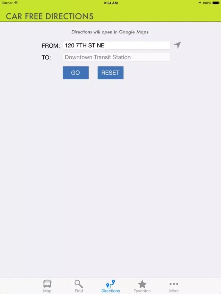 تصاویر Charlottesville Area Transit iPad 
