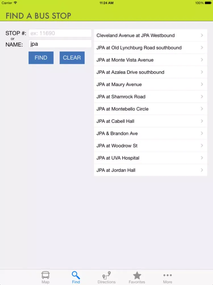 تصاویر Charlottesville Area Transit iPad 