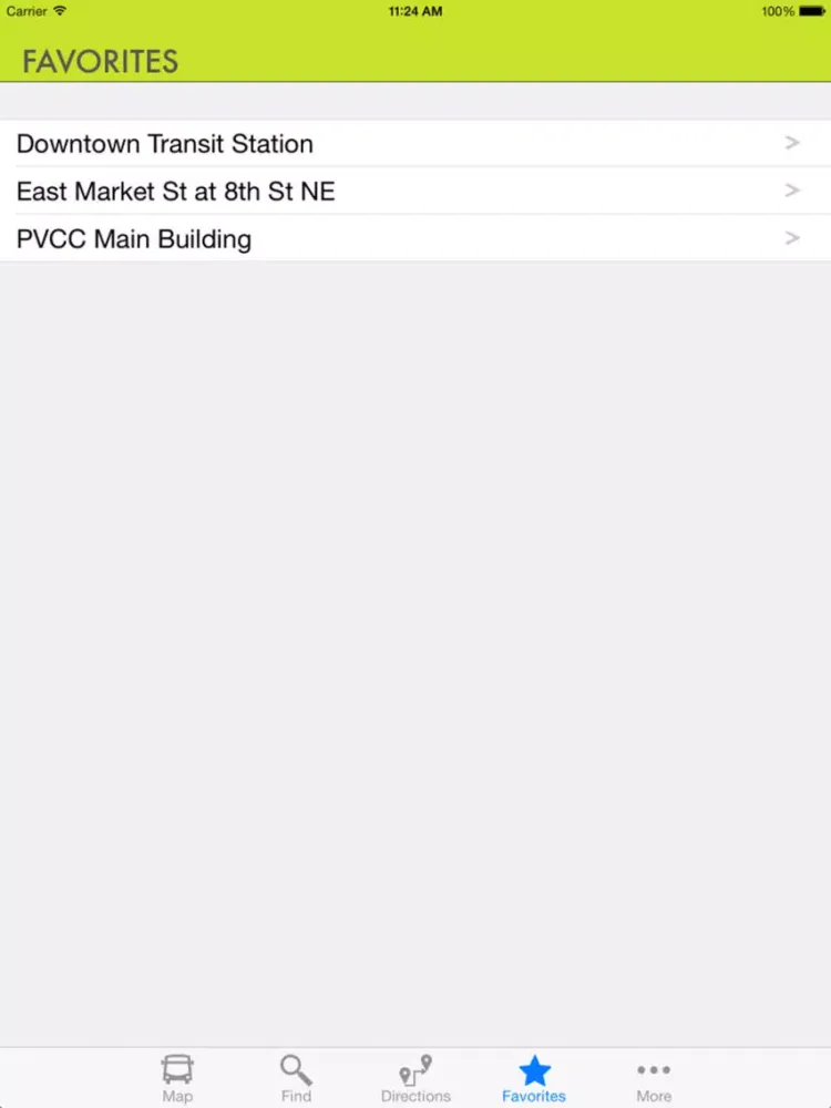 تصاویر Charlottesville Area Transit iPad 