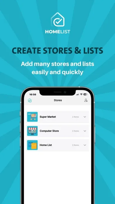 Screenshot di HomeList - Smart Checklists