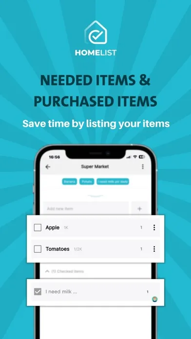 Screenshot di HomeList - Smart Checklists
