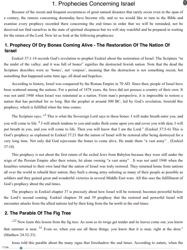 Capturas de pantalla de END TIMES BIBLE PROPHECY iPad 