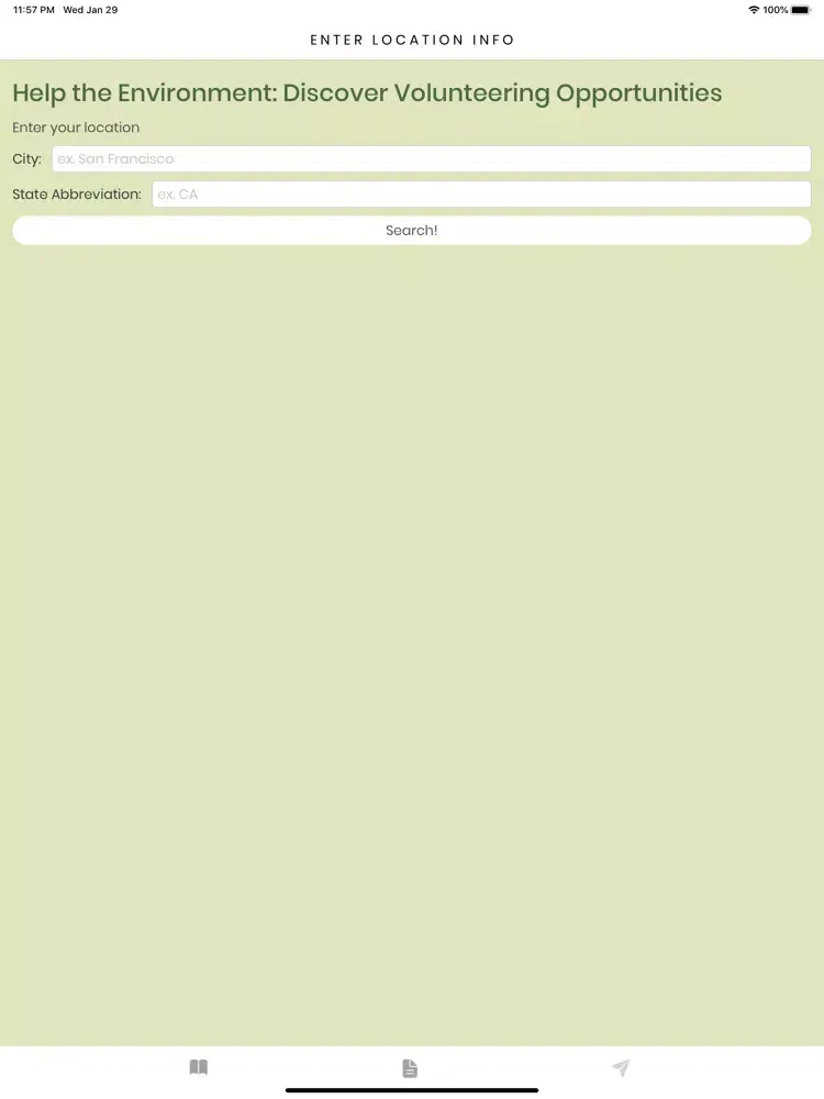 Tangkapan layar Greenr - Environmental Habits iPad 
