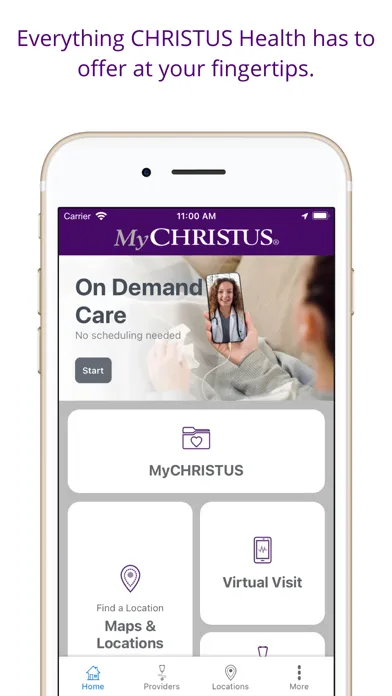 MyCHRISTUS スクリーンショット
