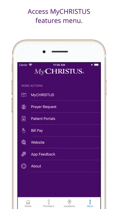 MyCHRISTUS スクリーンショット