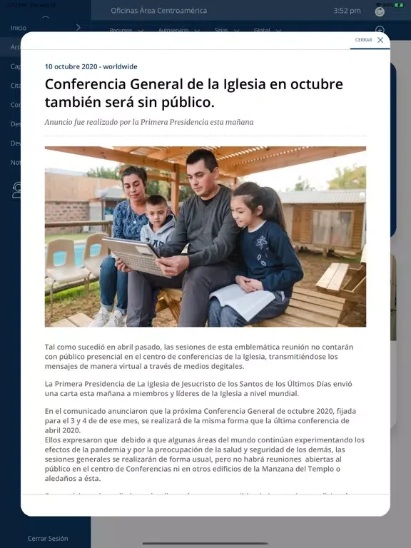 Oficinas de Área iPad  스크린샷