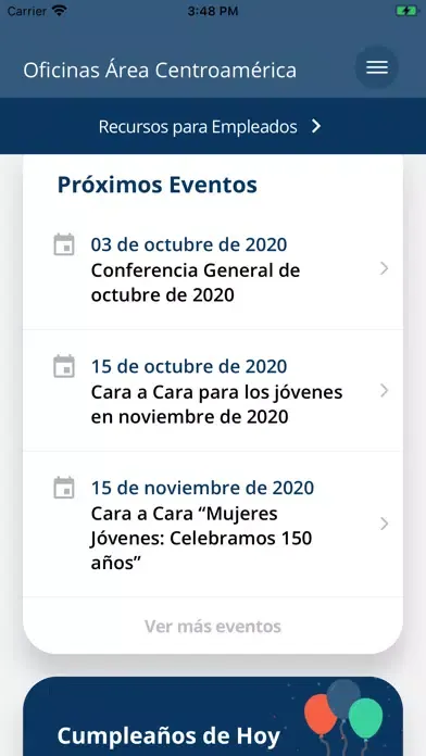 Oficinas de Área 스크린샷