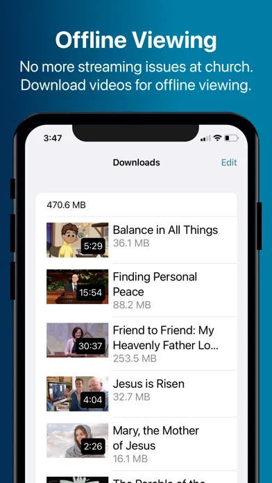 Tangkapan layar Gospel Stream