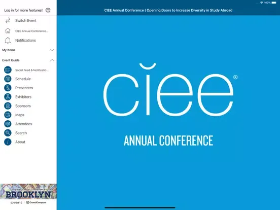 CIEE Annual Conference iPad 应用截图