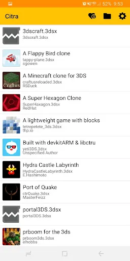 تصاویر Citra Emulator
