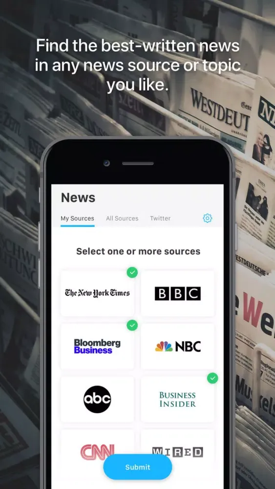 Captures d'écran de OwlFactor News Evaluator