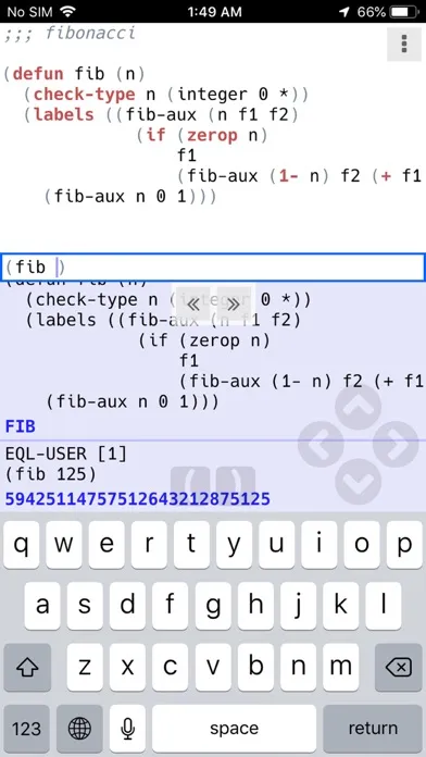 cl-repl スクリーンショット