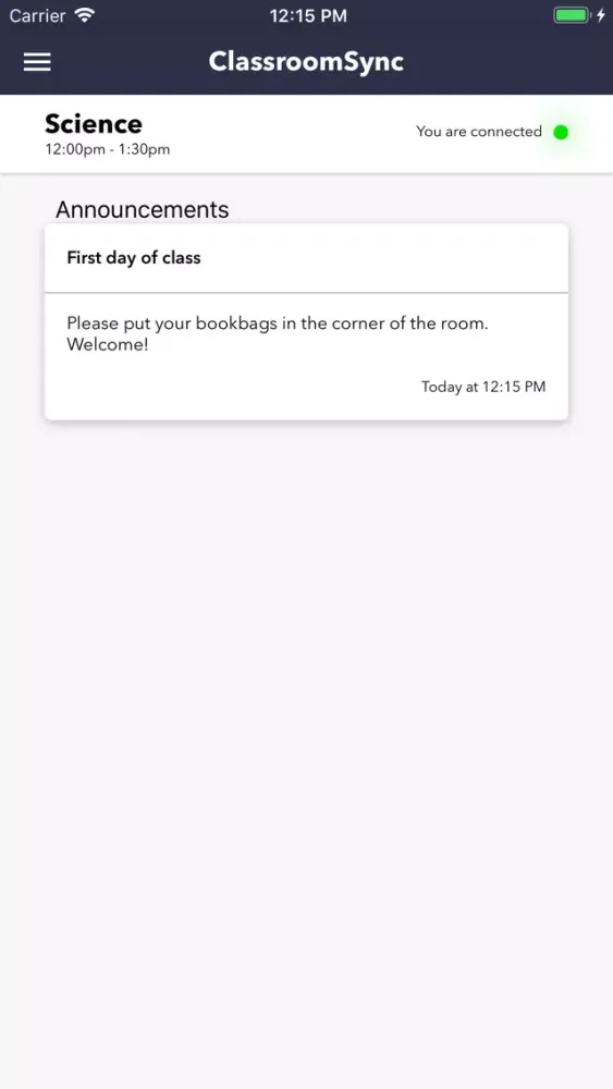 ClassroomSync 스크린샷
