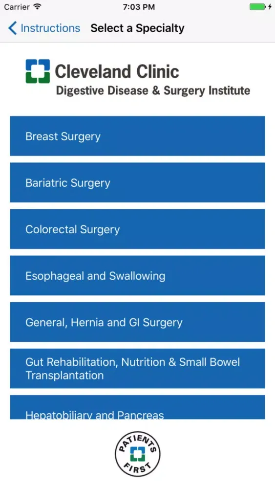 Cleveland Clinic DDSI Instant Opinion and Referral應用截圖