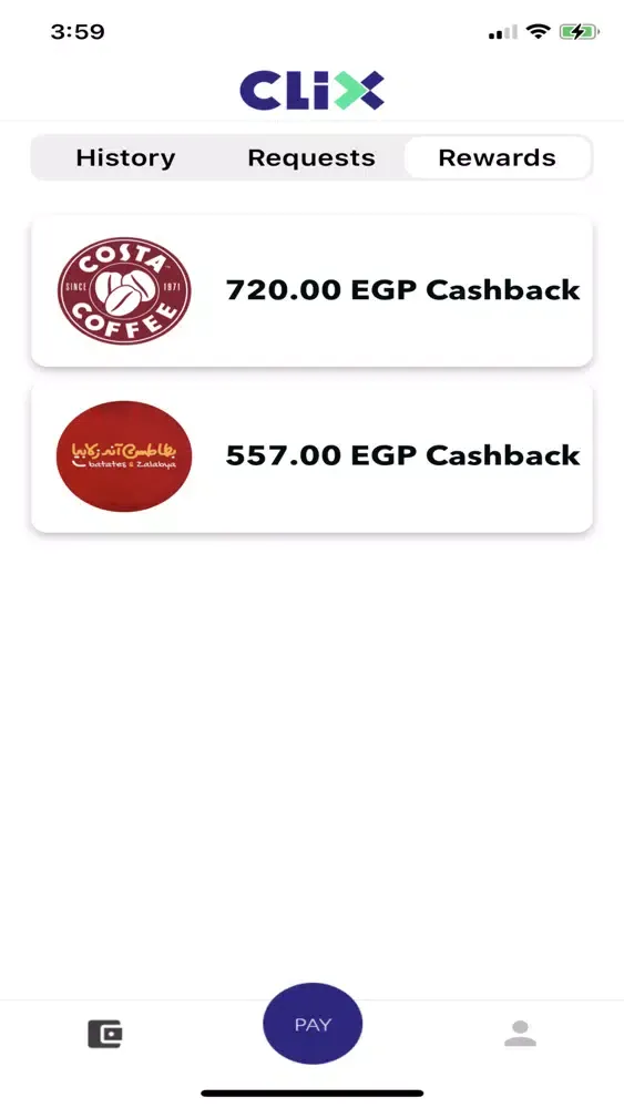 Tangkapan layar Clixpay