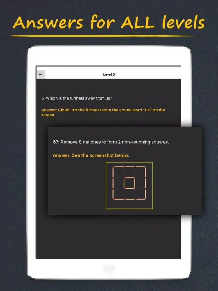 Screenshot di Answers & Cheats for Tricky Test 2: Think Outside iPad 