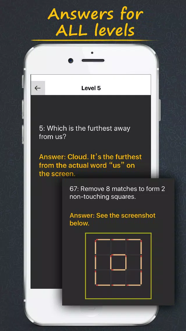 Answers & Cheats for Tricky Test 2: Think Outside Screenshots