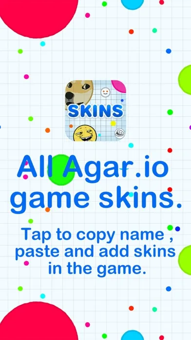 Zrzuty ekranu Skins for Agar.io !