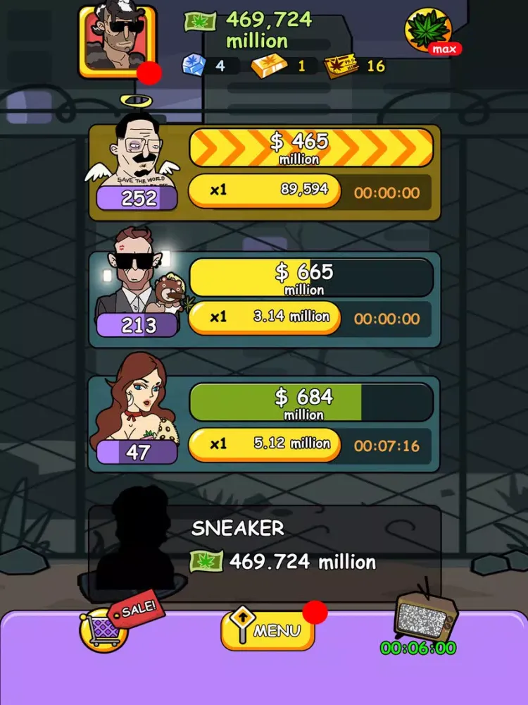 Captures d'écran de Bud Tycoon - Money Games for Pocket Weed Farm iPad 
