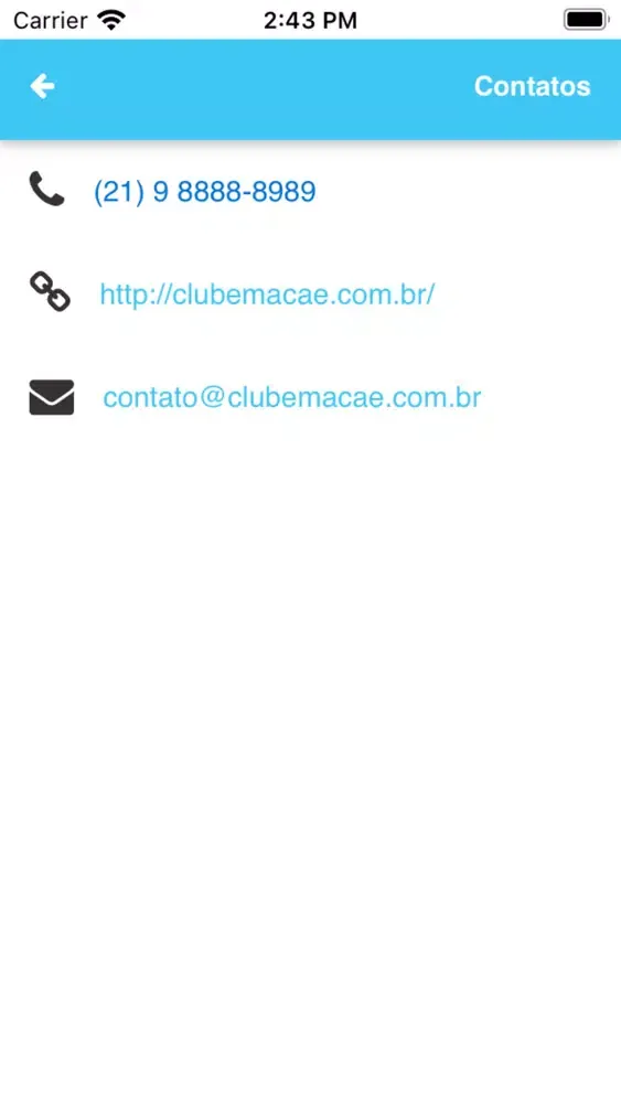 Capturas de pantalla de Leitor Clube Macaé Tips