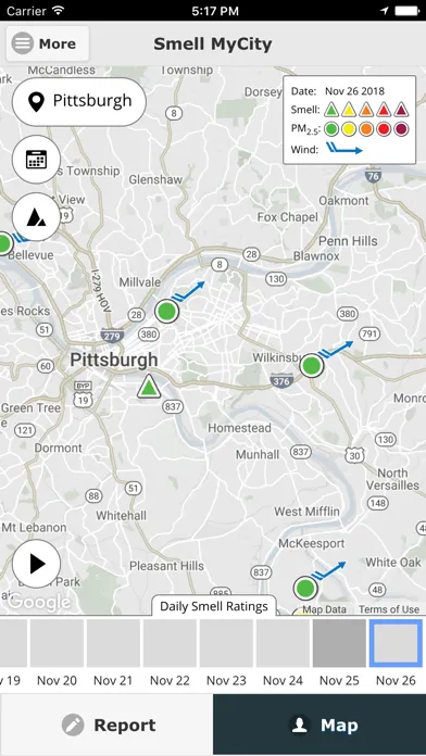 Screenshot di Smell MyCity