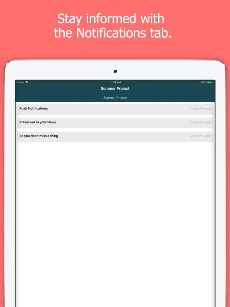 Tangkapan skrin CO Atlanta SLP App iPad 