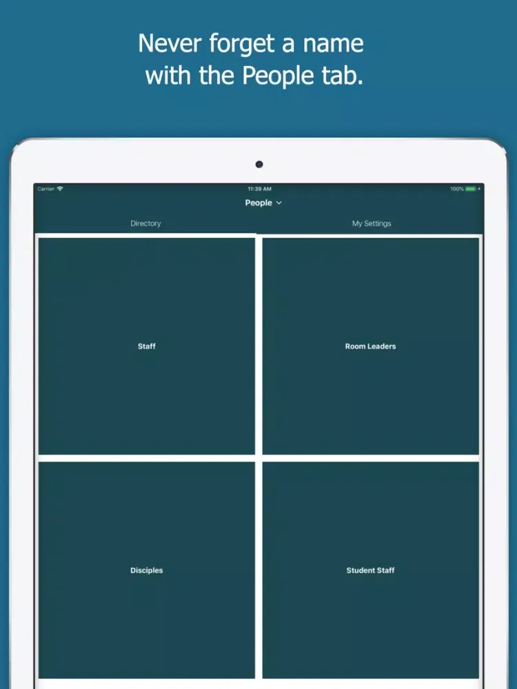 Tangkapan skrin CO Atlanta SLP App iPad 