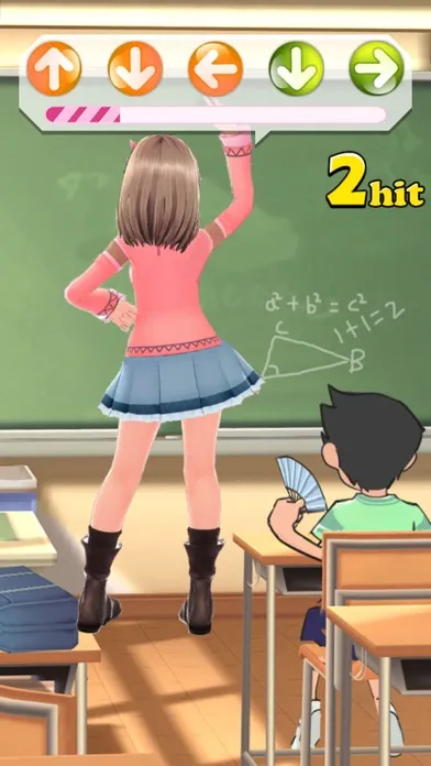 Girl Clean Blackboard Screenshots