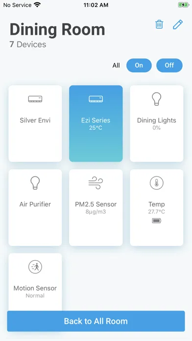 Daikin D'SmartHome App Screenshots