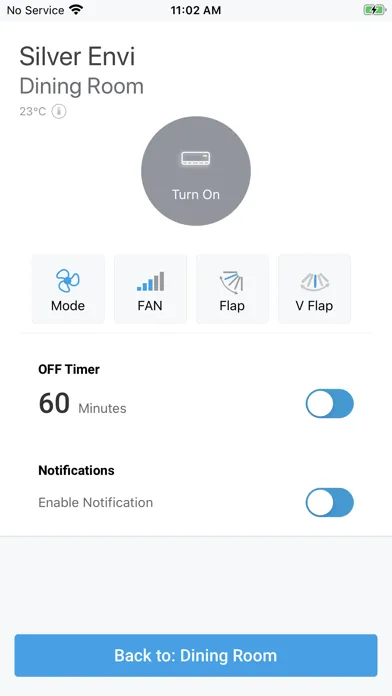Daikin D'SmartHome App Screenshots