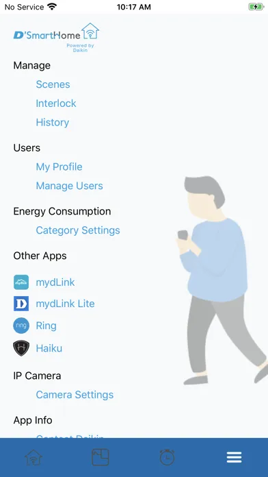 Daikin D'SmartHome App Screenshots