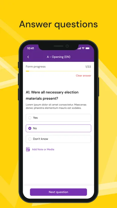 Скриншоты Vote Monitor
