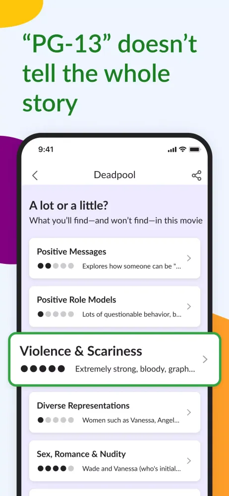 Common Sense Media Screenshots