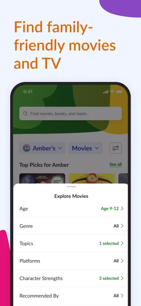 Common Sense Media Screenshots